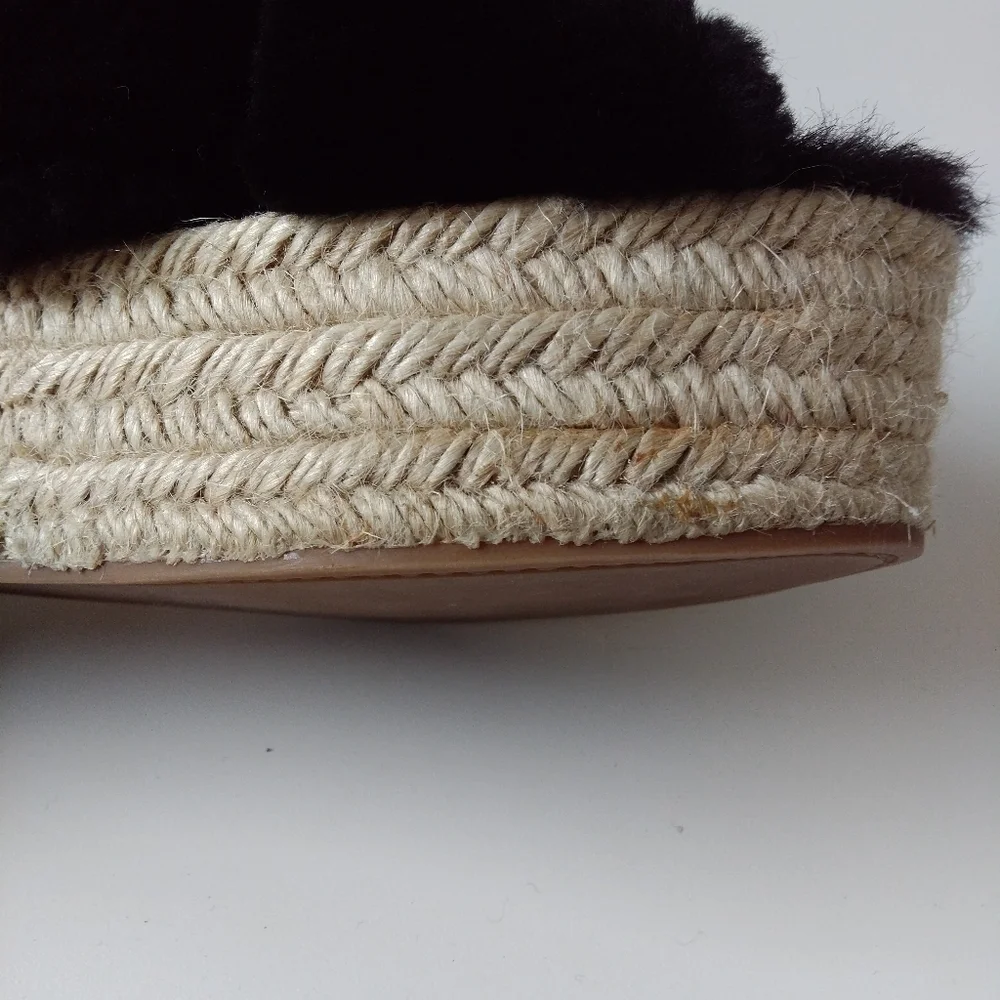- Miu Miu Shearling Espadrilles. Size 7. Excellent Condition.